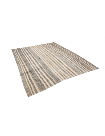 Striped Vintage Modern Kilim Rug - 7`9