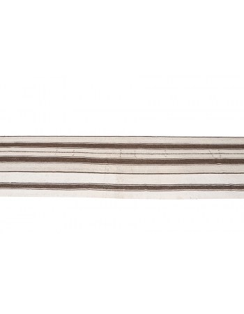 Striped Modern Vintage Kilim Runner - 3`1