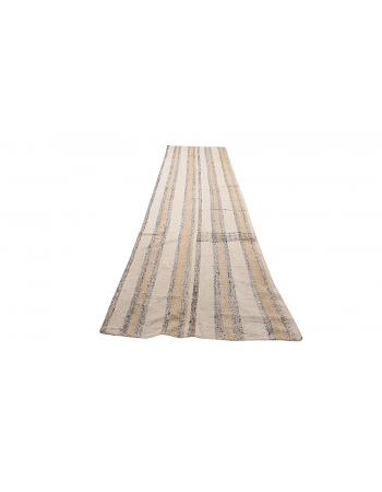 Striped Vintage Modern Kilim Runner - 3`6