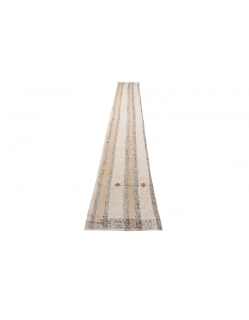 Modern Vintage Kilim Runner - 1`11