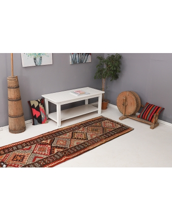 Decorative Vintage Wool Runner - 2`10