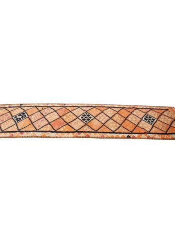 Orange Vintage Decorative Runner - 2`11