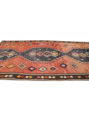 Vintage Unique Turkish Kars Kilim - 6`9