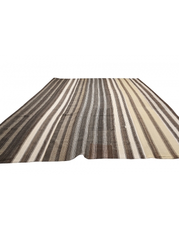 Striped Oversized Vintage Kilim Rug - 12`10