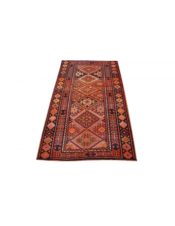 Decorative Vintage Wool Rug - 3`1