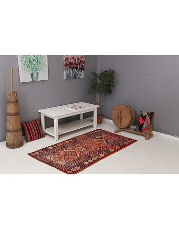 Decorative Vintage Wool Rug - 3`1