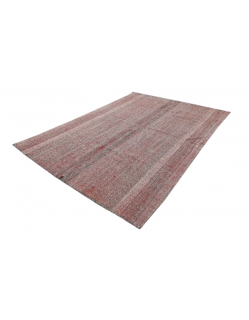 Modern Vintage Turkish Kilim Rug - 6`11