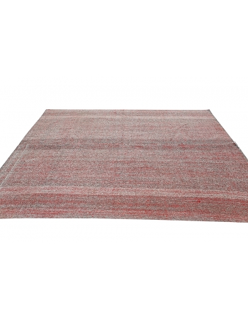 Modern Vintage Turkish Kilim Rug - 6`11