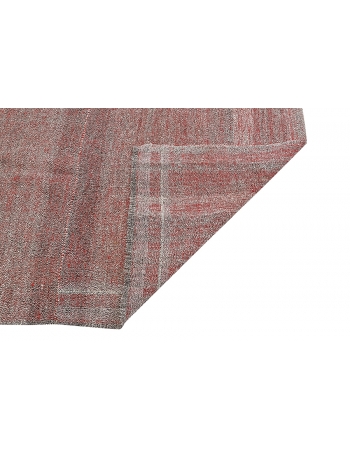 Modern Vintage Turkish Kilim Rug - 6`11