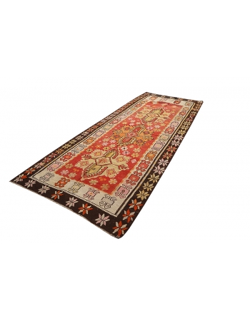 Decorative Unique Vintage Turkish Kilim  - 4`6