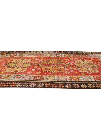 Decorative Unique Vintage Turkish Kilim  - 4`6