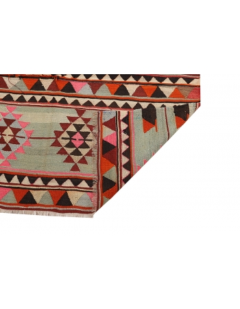 Vintage Decorative Turkish Kilim rug - 5`3