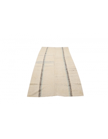 Modern Vintage Turkish Kilim Rug - 4`9