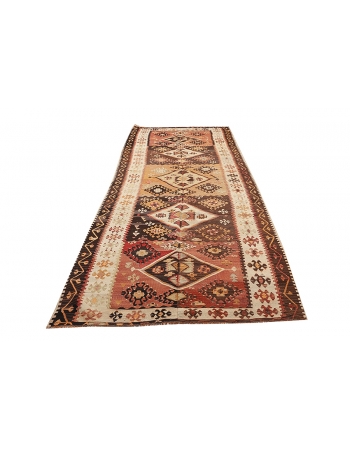 Unique Handwoven Vintage Kilim Rug - 4`7