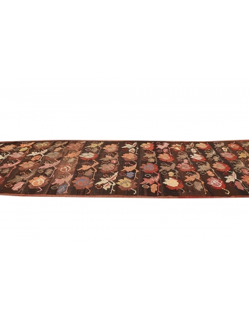 Decorative Vintage Kars Kilim Rug - 3`11