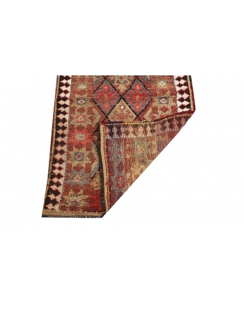 Decorative Vintage Wool Runner - 2`6