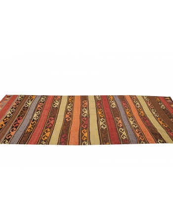 Vintage Decorative Turkish Kilim rug - 4`5