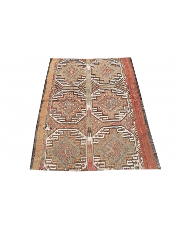 Vintage Small Marash Kilim Rug - 3`1