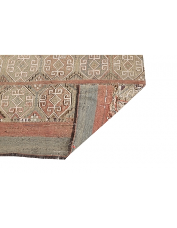 Decorative Small Vintage Kilim Rug - 4`4