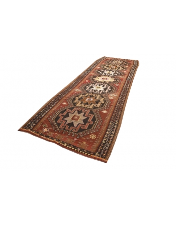 Decorative Vintage Turkish Kars Kilim - 5`3