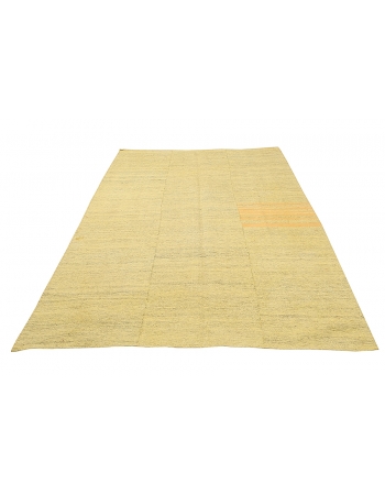 Vintage Yellow Kilim Rug - 5`11