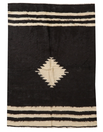 Decorative Vintage Blanket Kilim Rug - 4`7" x 6`5"