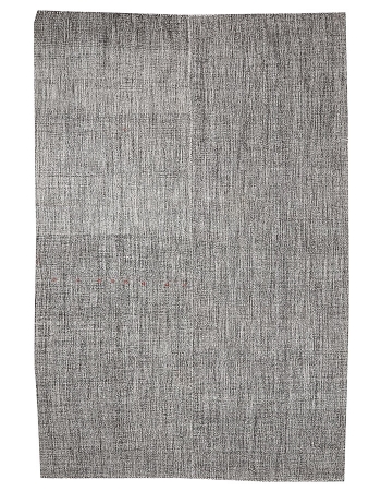 Gray Large Vintage Kilim Rug - 7`11" x 11`7"