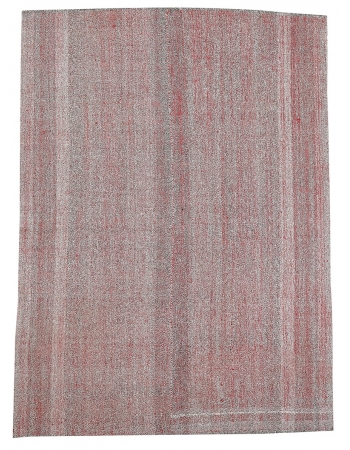 Modern Vintage Turkish Kilim Rug - 6`11