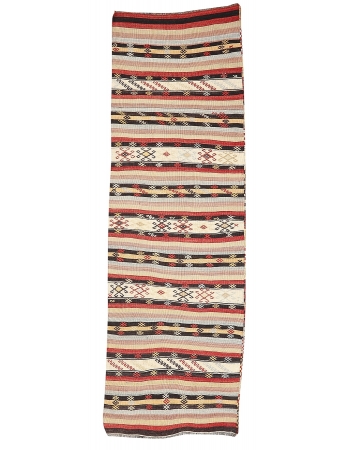 Striped Vintage Kilim Runner - 3`0