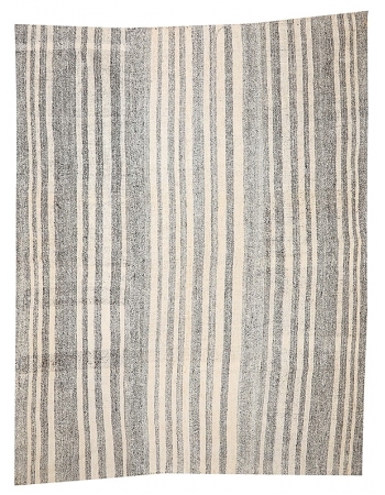 Striped Vintage Modern Kilim Rug - 7`9" x 10`0"