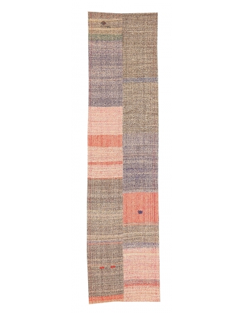 Vintage Modern Turkish Kilim Rug - 2`2" x 8`11"