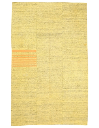 Vintage Yellow Kilim Rug - 5`11