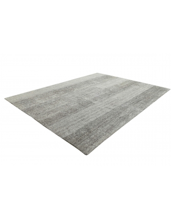 Gray Vintage Large Kilim Rug - 9`1