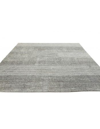 Gray Vintage Large Kilim Rug - 9`1