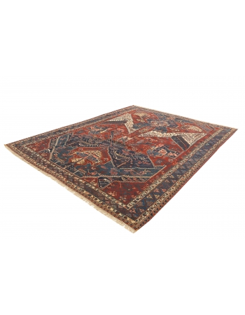 Antique Dragon Sumaq Rug - 8`8