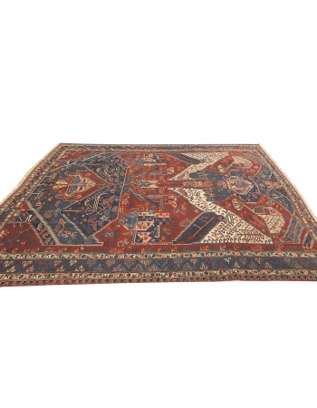 Antique Dragon Sumaq Rug - 8`8