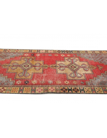 Vintage Decorative Turkish Konya Rug - 4`6