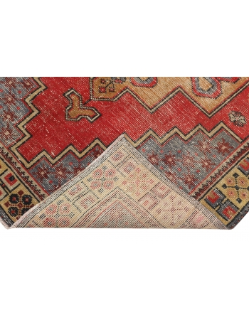 Vintage Decorative Turkish Konya Rug - 4`6