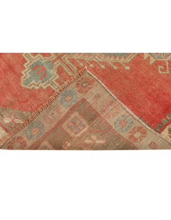 Vintage Decorative Turkish Runner Rug - 3`10