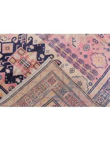 Vintage Washed Out Caucasian Rug - 4`4