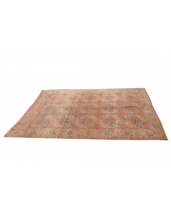 Washed Out Afghan Ersari Rug - 6`11