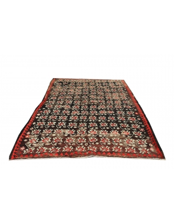 Vintage Unique Turkish Kilim Rug - 6`9