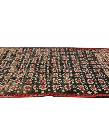 Vintage Unique Turkish Kilim Rug - 6`9