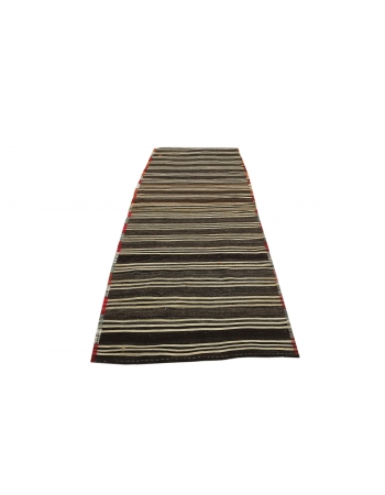 Striped Vintage Kilim Runner - 3`5