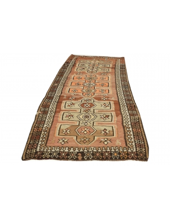 Vintage Decorative Kars Kilim Rug - 4`4