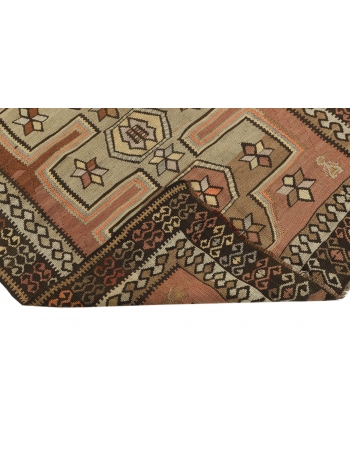 Vintage Decorative Kars Kilim Rug - 4`4