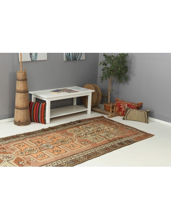 Vintage Decorative Kars Kilim Rug - 4`4