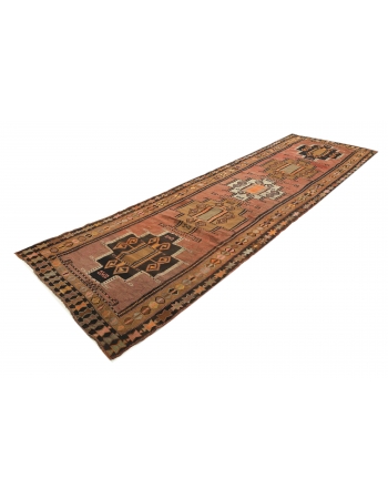 Vintage Turkish Kars Kilim Rug - 4`4