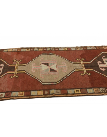 Vintage Turkish Decorative Kilim Rug - 4`4