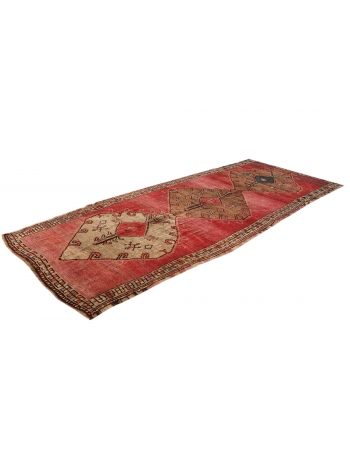 Vintage Decorative Turkish Kars Rug - 4`8